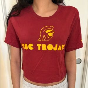 USC Trojans Cropped Top Nike Collab